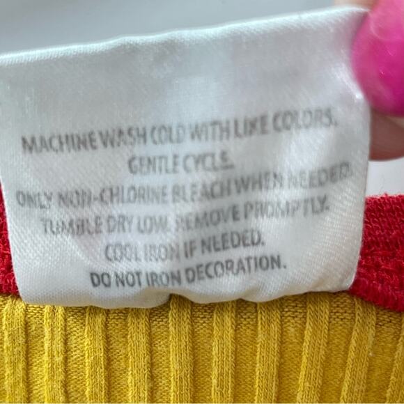 Vintage Looney Tunes Crop Top Wide Leg Crop Pant Loungewear 2Pc. Set Size Medium - Picture 6 of 12